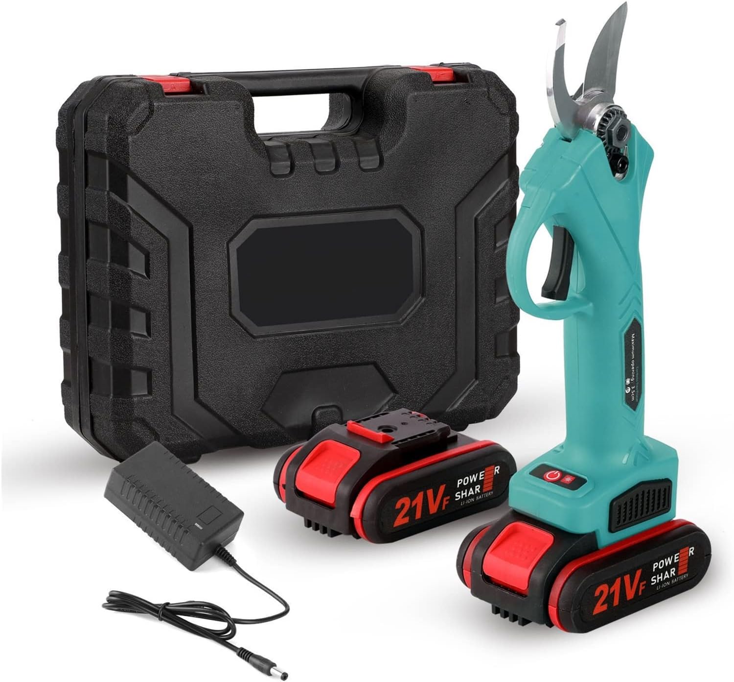 GeRRiT Electric Pruning Shears, Cordless Electric Pruner Pruning Shear Efficient Fruit Tree Bonsai Pruning Branches Cutter Landscaping Tool,Power Chain Saws