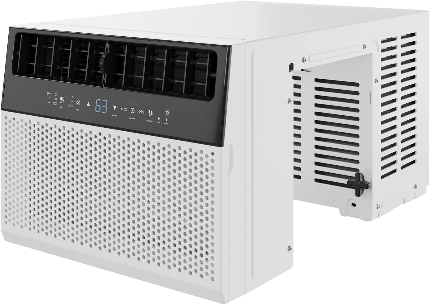 6000 BTU Window Air Conditioner U-Shaped, Window Ac Air Units U Shaped Cools Up to 250 Sq. Ft., Open Window Flexibility, 6 Modes, Sleep Mode, Ultra Quiet, Energy Efficient, Window AC for Home