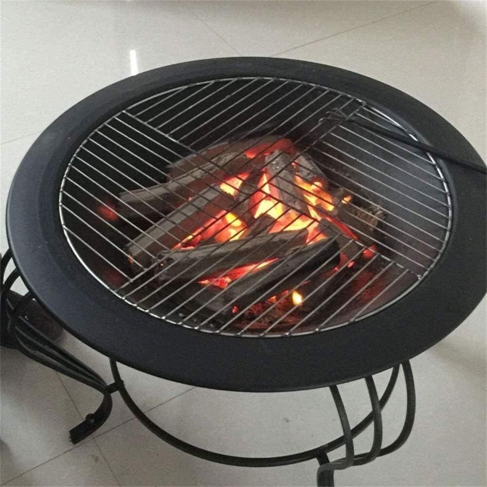 Fire Pits Patio Fire Steel Grill Fire Pit Bowl with Mesh Spark Sn Cover