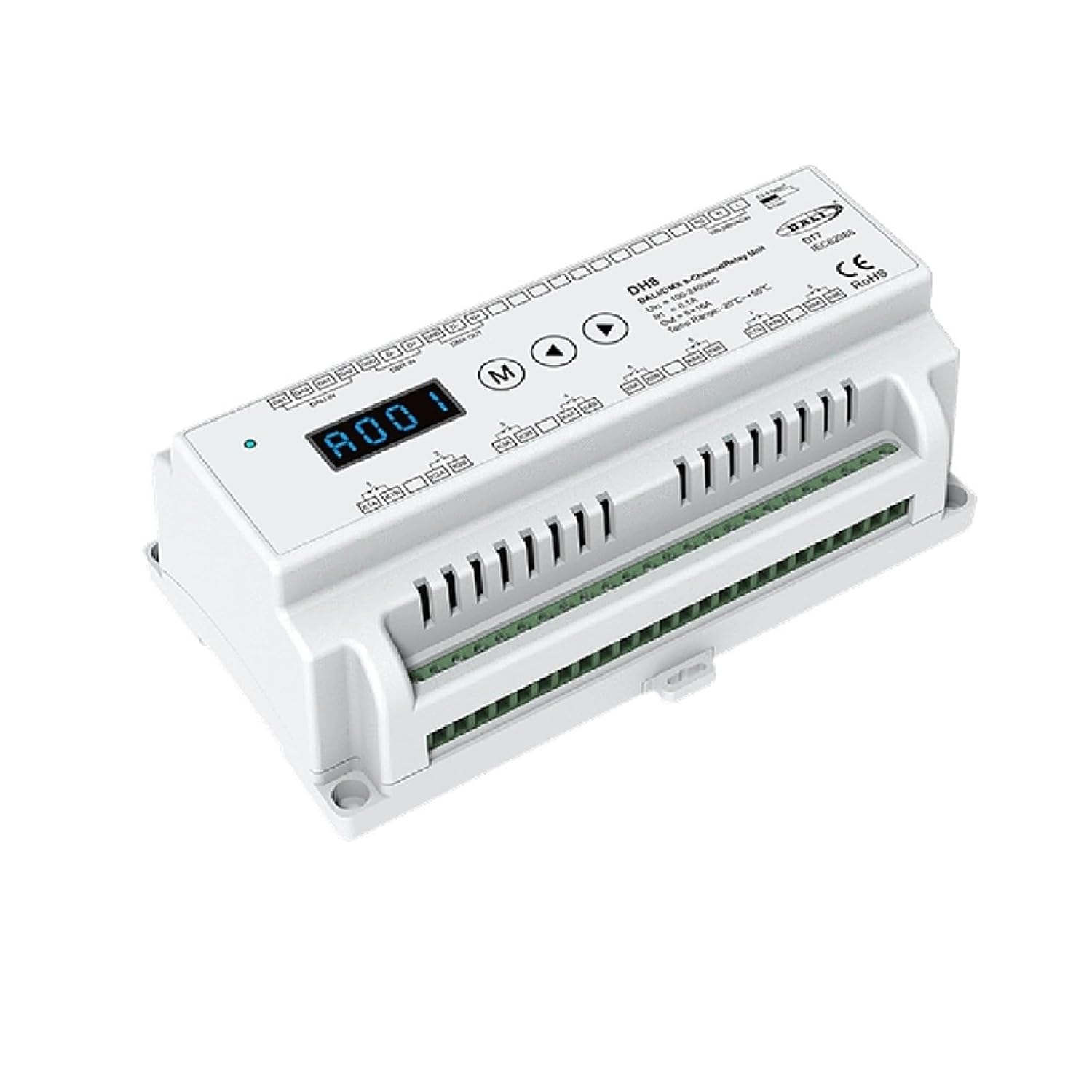 100-240VAC 2CH*5A DALI AC Switch DH (DT7) 1CH DALI AC Relay(DH8 Only)