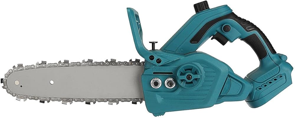 10 Inch Cordless Electric Saw Chainsaw 3000W 588VF with 2PCS Battery Brushless Motor Rechargeable Power Tool