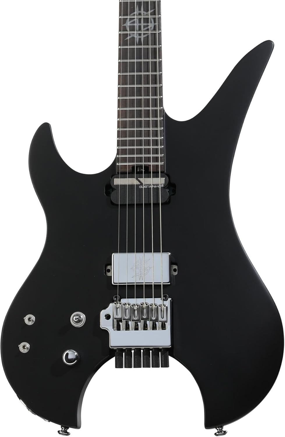 Schecter Synyster Gates Custom-6 TR-S Left-handed Signature Headless Electric Guitar - Black