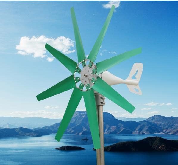 10000W Wind Turbine Generator Kit + 12V/24V 48V Low Noise Vertical Wind Generator for Home Garden