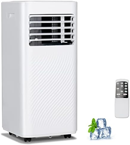 PETSITE 8000 BTU Portable Air Conditioner, 3 in 1 AC Cooling Unit with Remote Control, Dehumidifier, Sleep Mode, Window Kit, Personal AC Unit for Bedroom