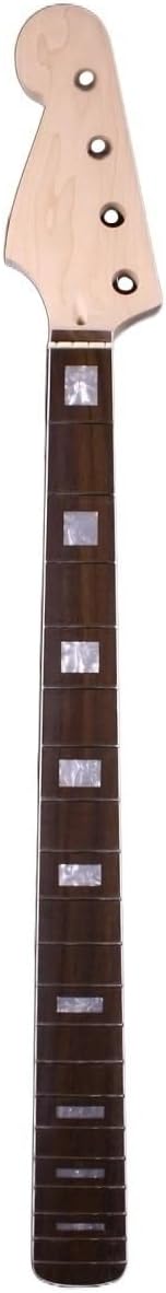 Guitar Bass Neck 20 Fret 30 Inch 4 String Maple Rosewood Fretboard Truss Rod Guitar Neck Bolt On Left Hand Neck #B7(42-63mm)