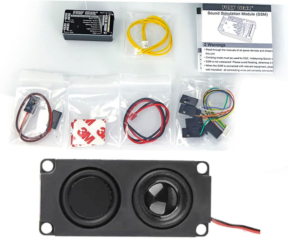 Fury Bear Sound System for 1/14 Lesu Rc Tractor Trailer Truck Car