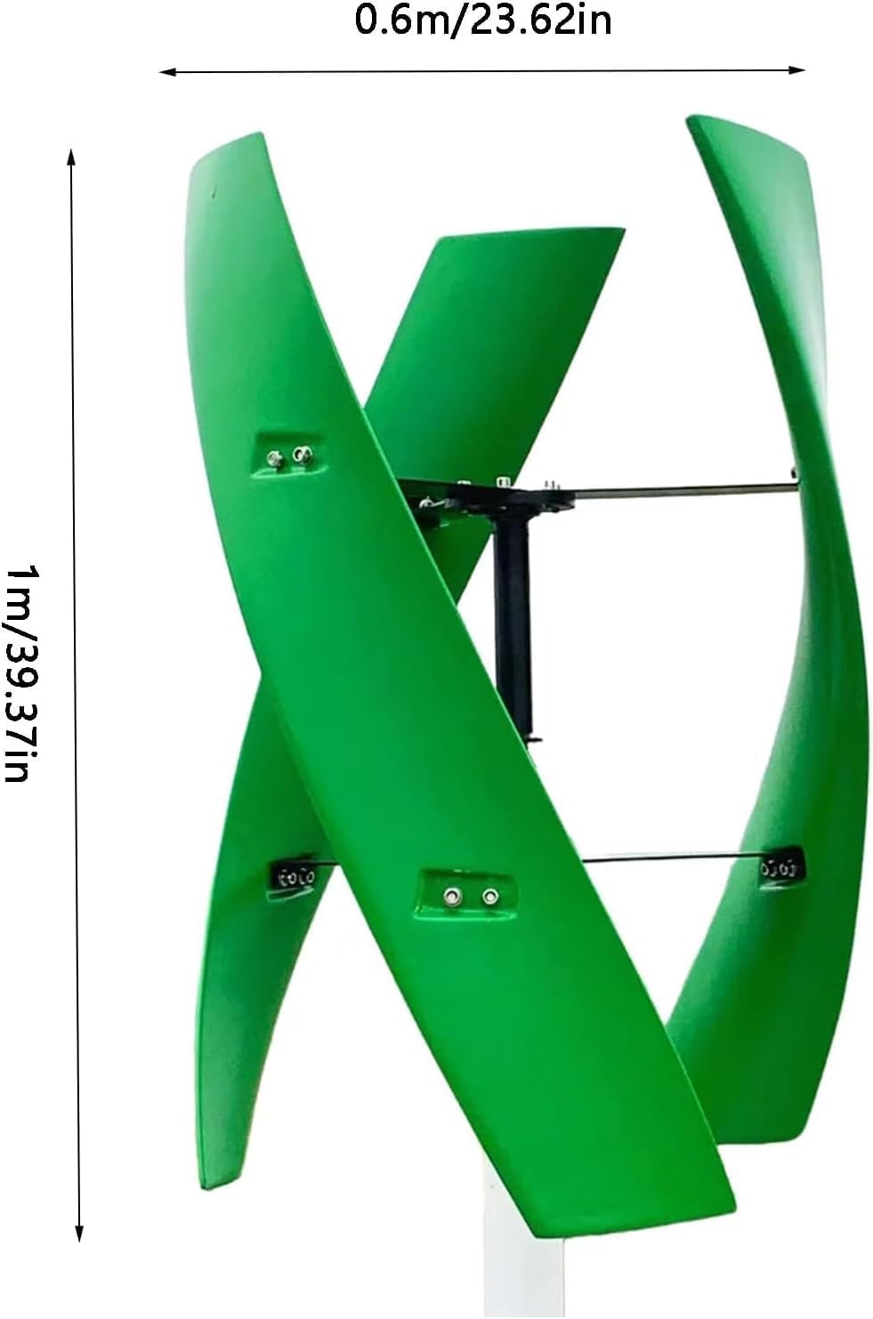 CAJUCA Wind Turbine Generator Kit 8000W Magnetic Axis Vertical Axis Breeze Start Hybrid Solar Wind Energy System for Industrial Green