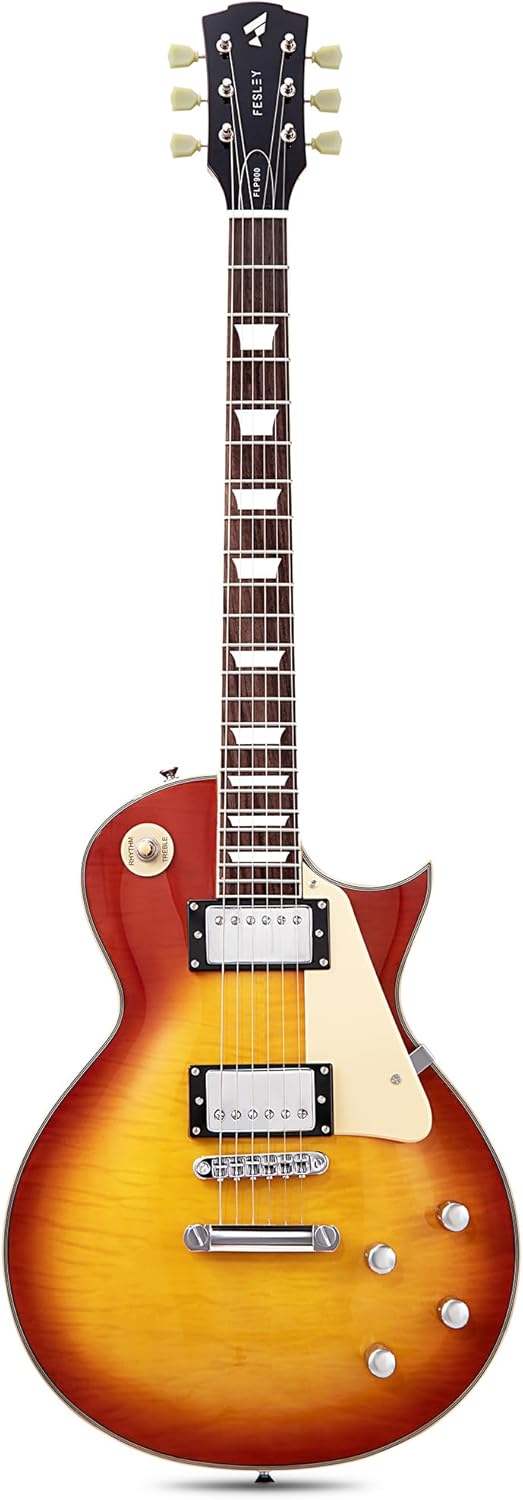 Fesley LP Electric Guitar with Arched Top:39