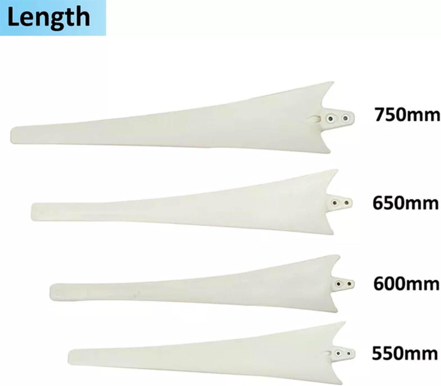 Wind Turbine Blades Wind Turbine Blades Horizontal Axis Wind Turbine Blades Wind Turbine Parts Replacement Wind Turbine(750mm)