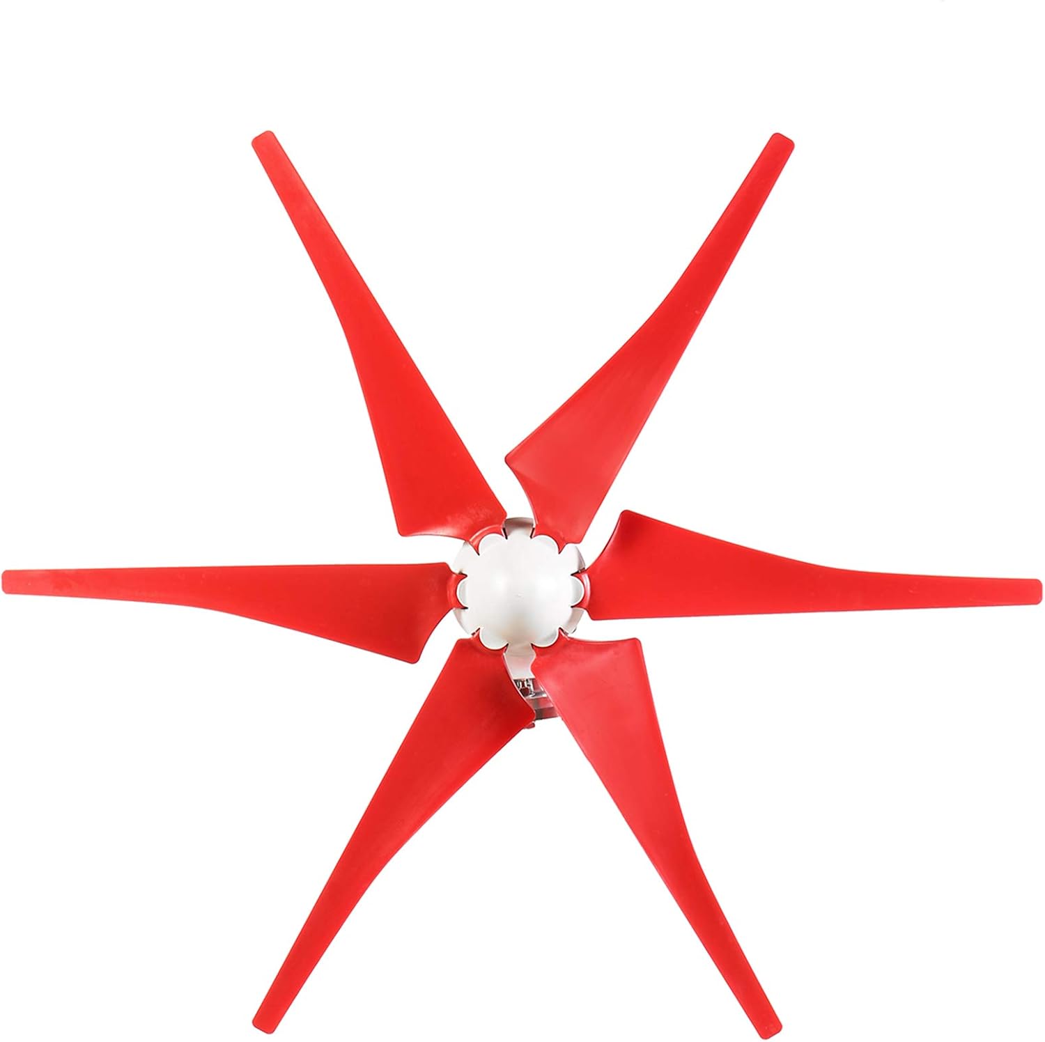 8000W Hoop Type Wind Turbines,12V/24V 6 Blades Wind Turbines Generator Horizontal Wind Generator Suitable for Wind and Solar Power,12v