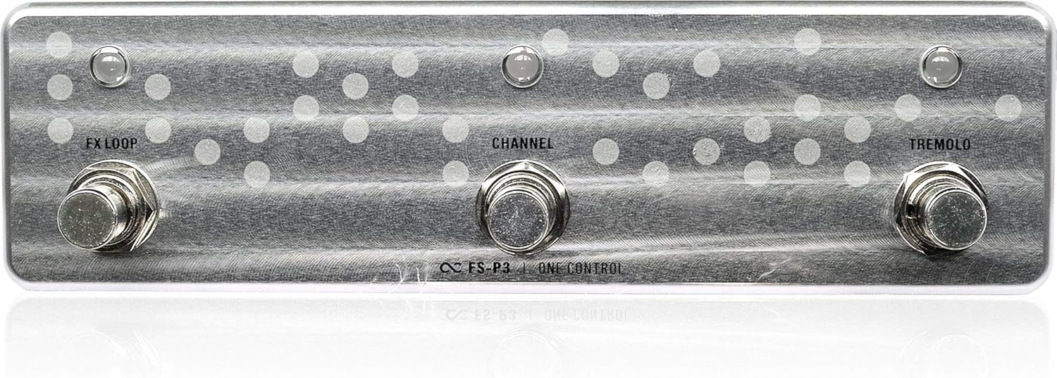 One Control FS-P3 3-Button Footswitch for BJF-S66 Guitar Amp Head