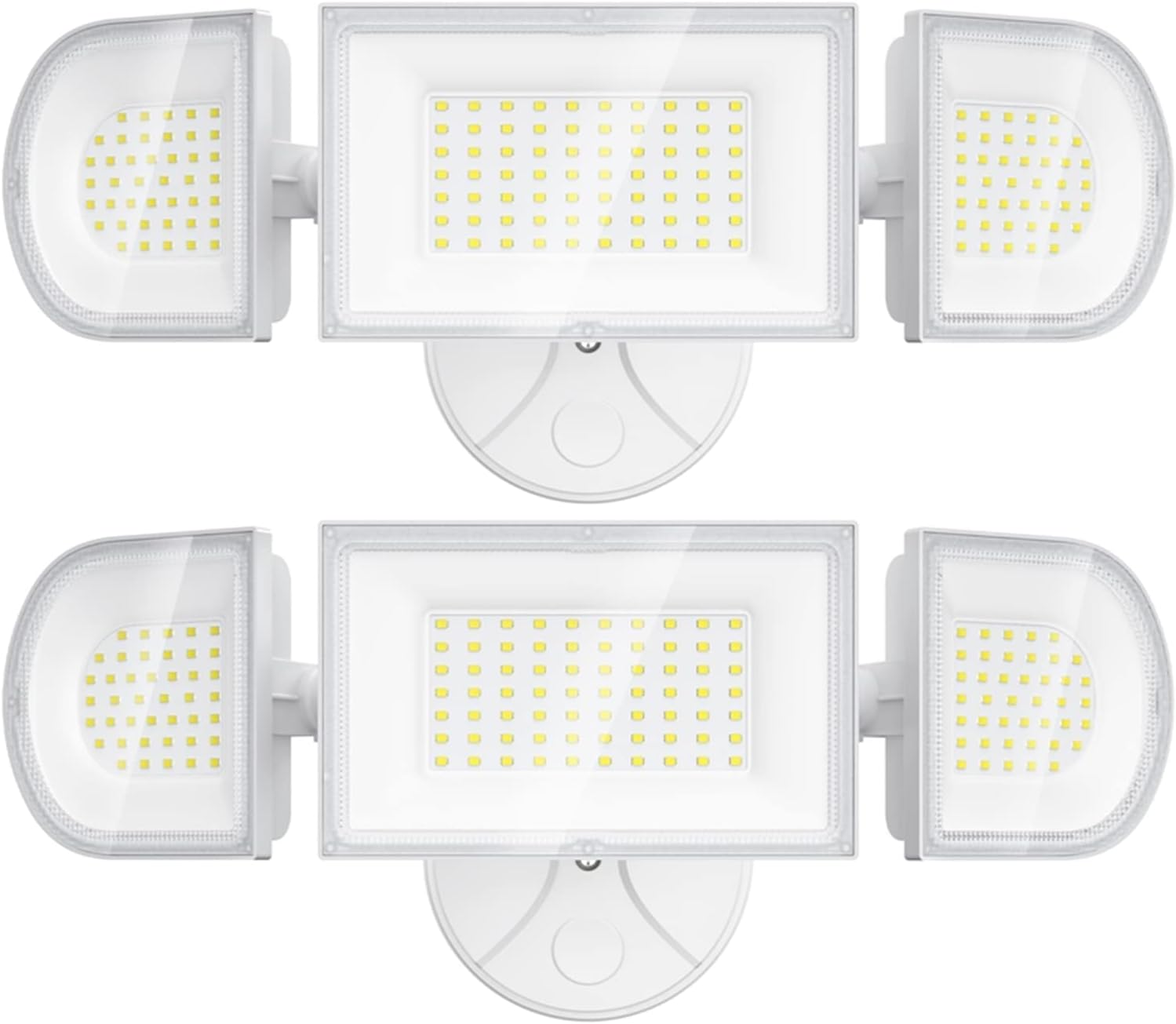 iMaihom 140W Flood Lights Outdoor, 14000LM Switch Controlled LED Flood Light with 3 Adjustable Heads, IP65 Waterproof Security Lights, 6500K Daylight White Exterior Floodlight for Yard Garage (2 Pack)