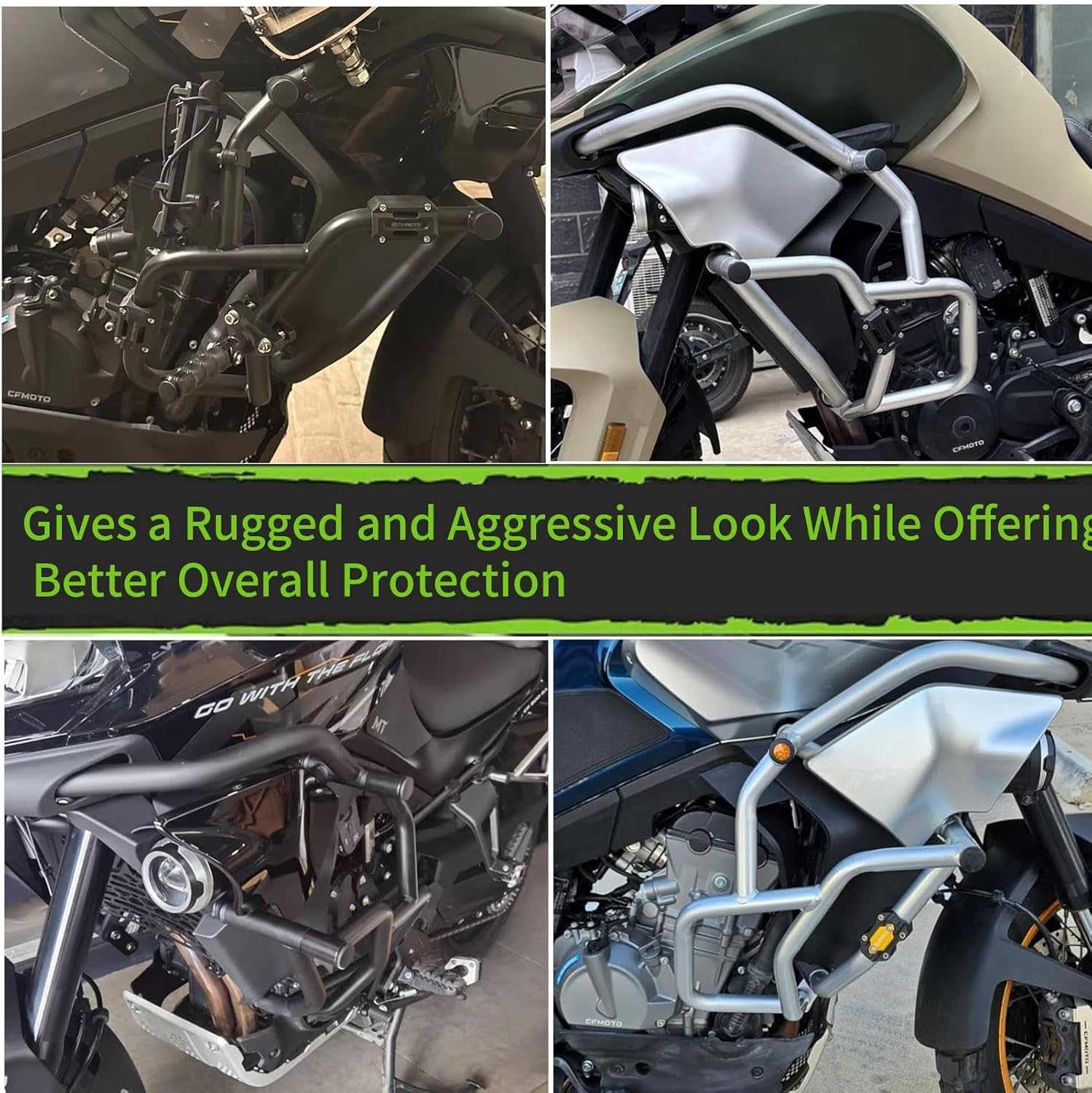 Motorbike Frame Protection Bumper Motorcycle Engine Guard Highway Crash Bar 800 MT Accessories fit for CFMOTO 800MT CR Moto Ibex 800 Accessories 2021-2025