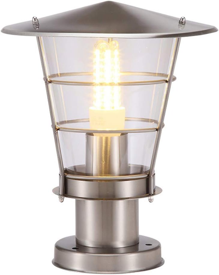 Outdoor Post Cap Light Waterproof Lawn Landscape Post Lamp Fixture Headlights Exterior Post Light Fixture Fence Pillar Lamp Creative Exterior Lighting Fixtures Wooden Posts Deck Fence Patio