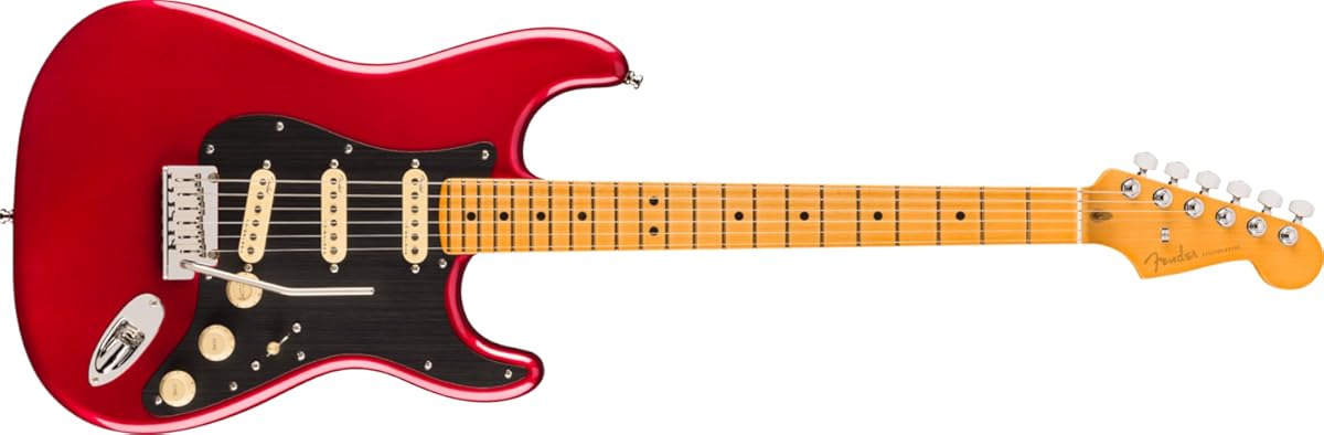 Fender American Ultra II Stratocaster Electric Guitar - Sinister Red, Maple Fingerboard