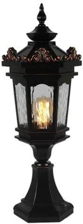Outdoor Waterproof Retro Industrial Door Pillar Lamp Villa Courtyard European Style Column Headlight Home Villa Lighting Decoration Courtyard Lamp