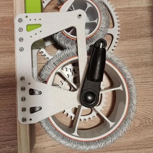 Wool Combing Machine, Manual Fleece Drum Carder, Fast Color Mixing for DIY Wool Felt, Crafting Felt Animals, Combing and Spinning Tool