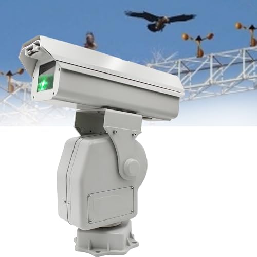 Automatic Bird Chaser Laser Repellent - 360° Waterproof Deterrent with App Control, Covers 300㎡, Effective Against Pigeons, Starlings, Sparrows, Automatic Cruise Feature