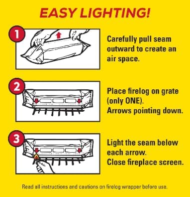 Duraflame Fast-Lighting Firelogs – 2.5lb/1.5 Hour Burn, Clean Burning, Indoor/Outdoor Fireplace & Fire Pit Logs, Eco-Friendly Recycled Wood & Renewable Fibers (2 Pack + Matches)