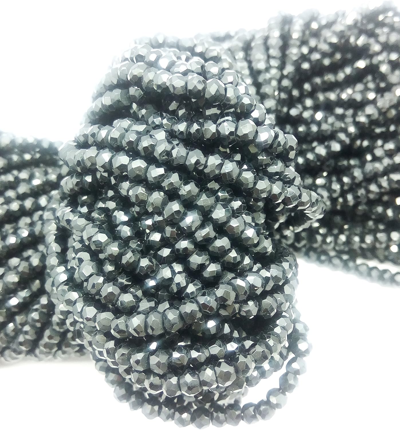 1 Strand 100% Natural Black Spinel 4mm 13.5