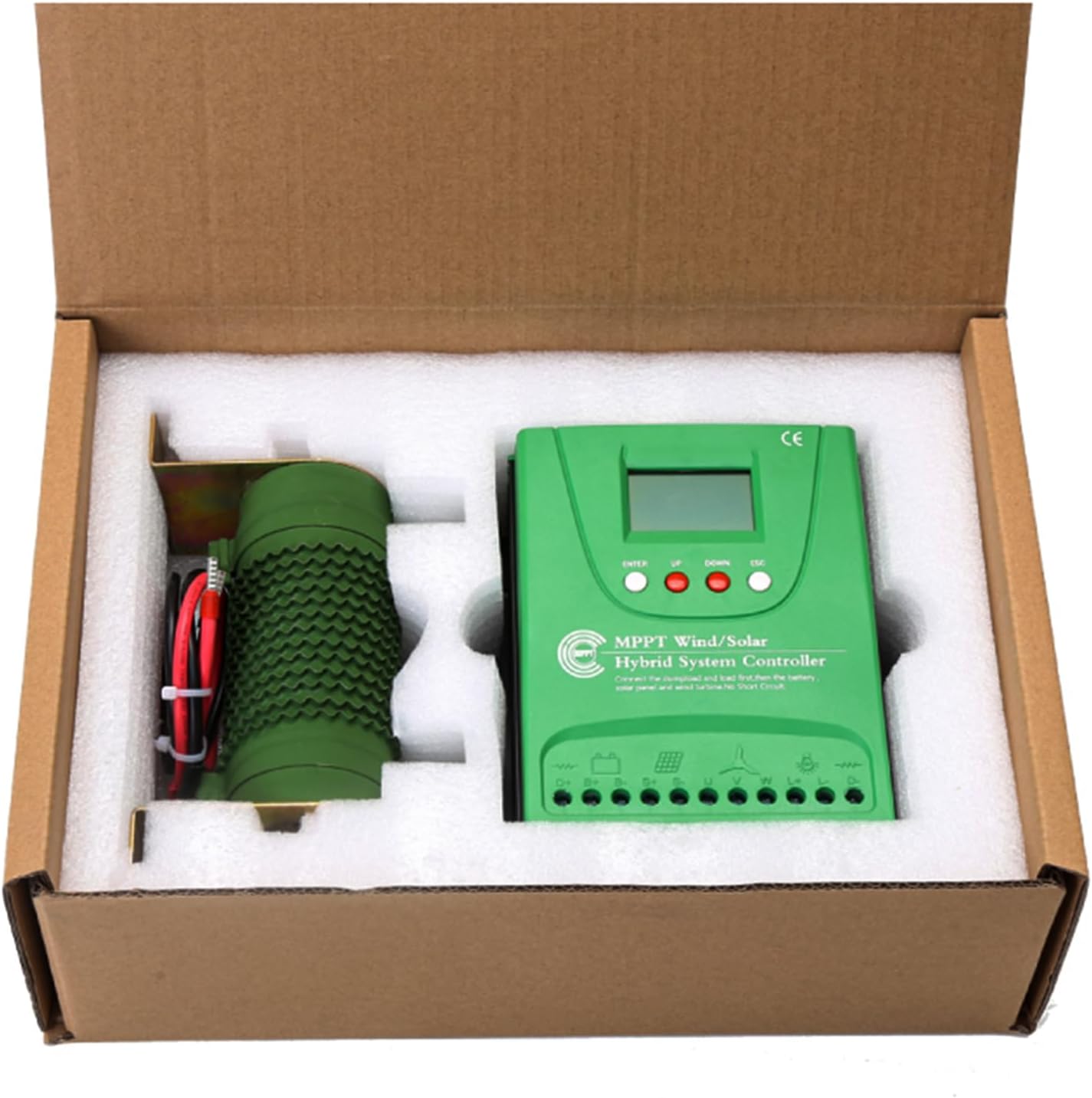 48v, 3000W Solar & Wind Hybrid System Double MPPT Charge Controller 12V 24V 48V Auto Regulator Home Use Wind Turbine Generator