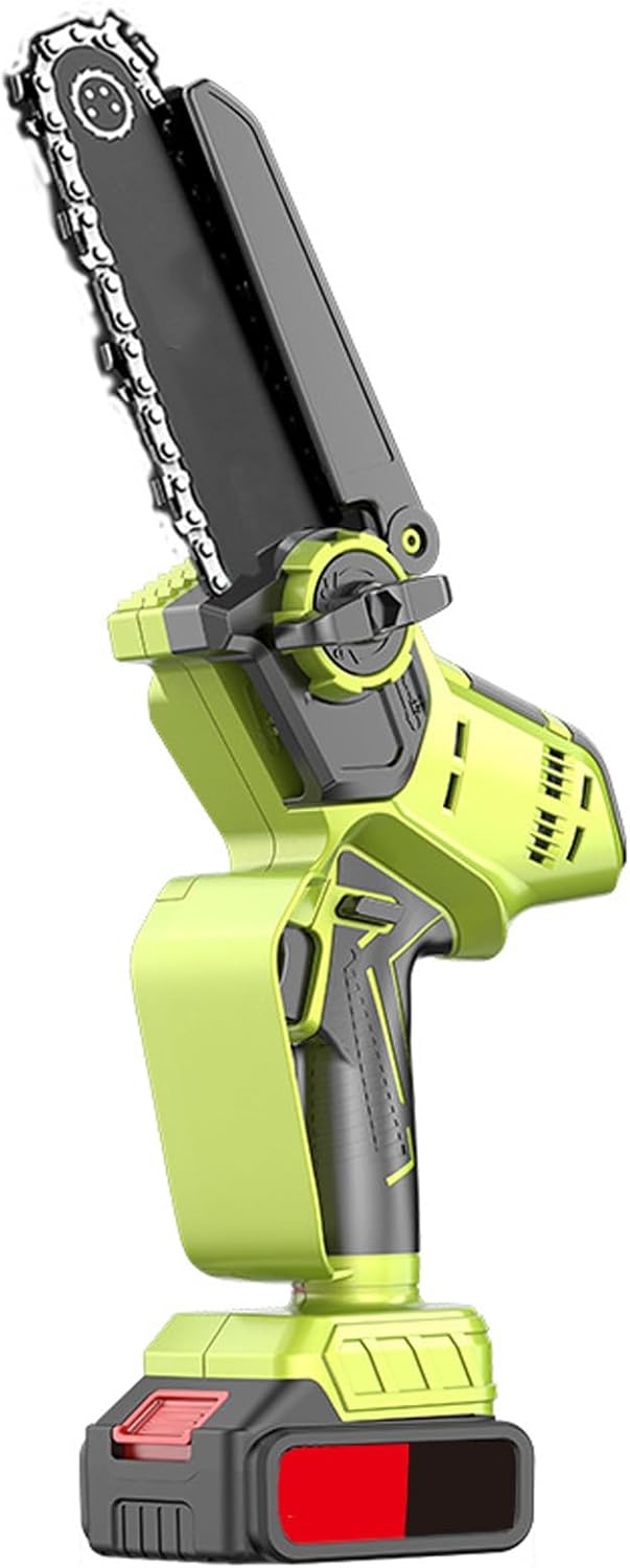 Super Powerful Hand Chain Saw With Battery,Small Power Chain Saw,One-Hand Rechargeable Portable Chainsaw,Suitable For Yard Camping,6 Inches