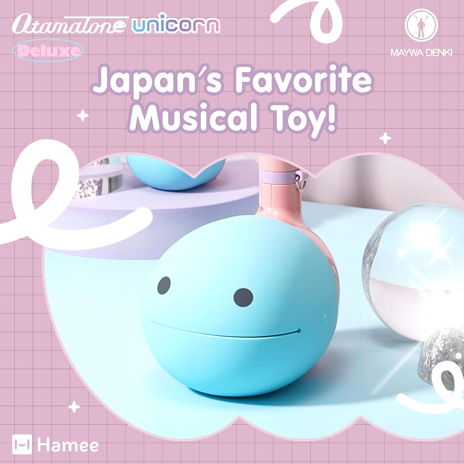 Otamatone Regular [Strawberry] and OT Deluxe [Unicorn] Bundle Japanese Electronic Musical Instrument Portable Music Synthesizer Maywa Denki Award Winning Educational Fun Gift for Children Teen Adult