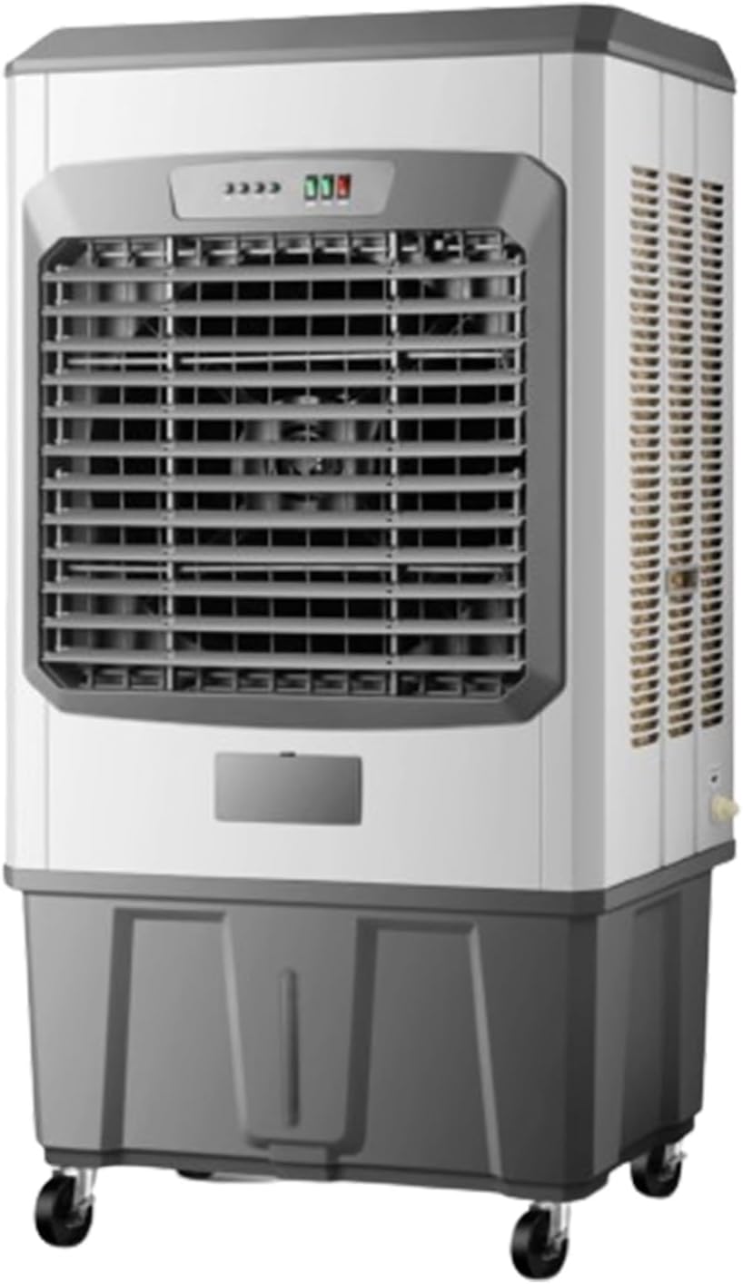 Portable Swamp Cooler, Evaporative Air Cooler with 3 Speeds, Industrial Air Conditioner for Indooor Outdoor Patio Garage(75 * 48 * 150cm)