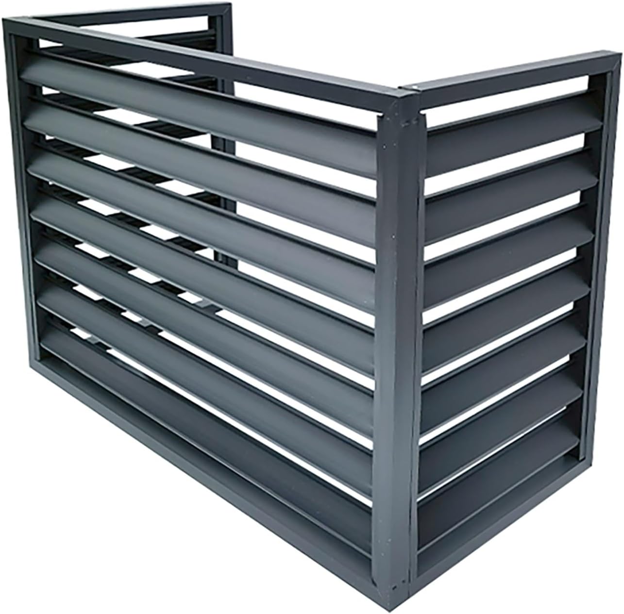 Outdoor Air Conditioner Protection Cover For Outside Units, Aluminum All Weather Protective, Trash Can Enclosure Flower Stand Decorative Privacy Screen, Condenser Protective Cover AC Unit Cover ( Co