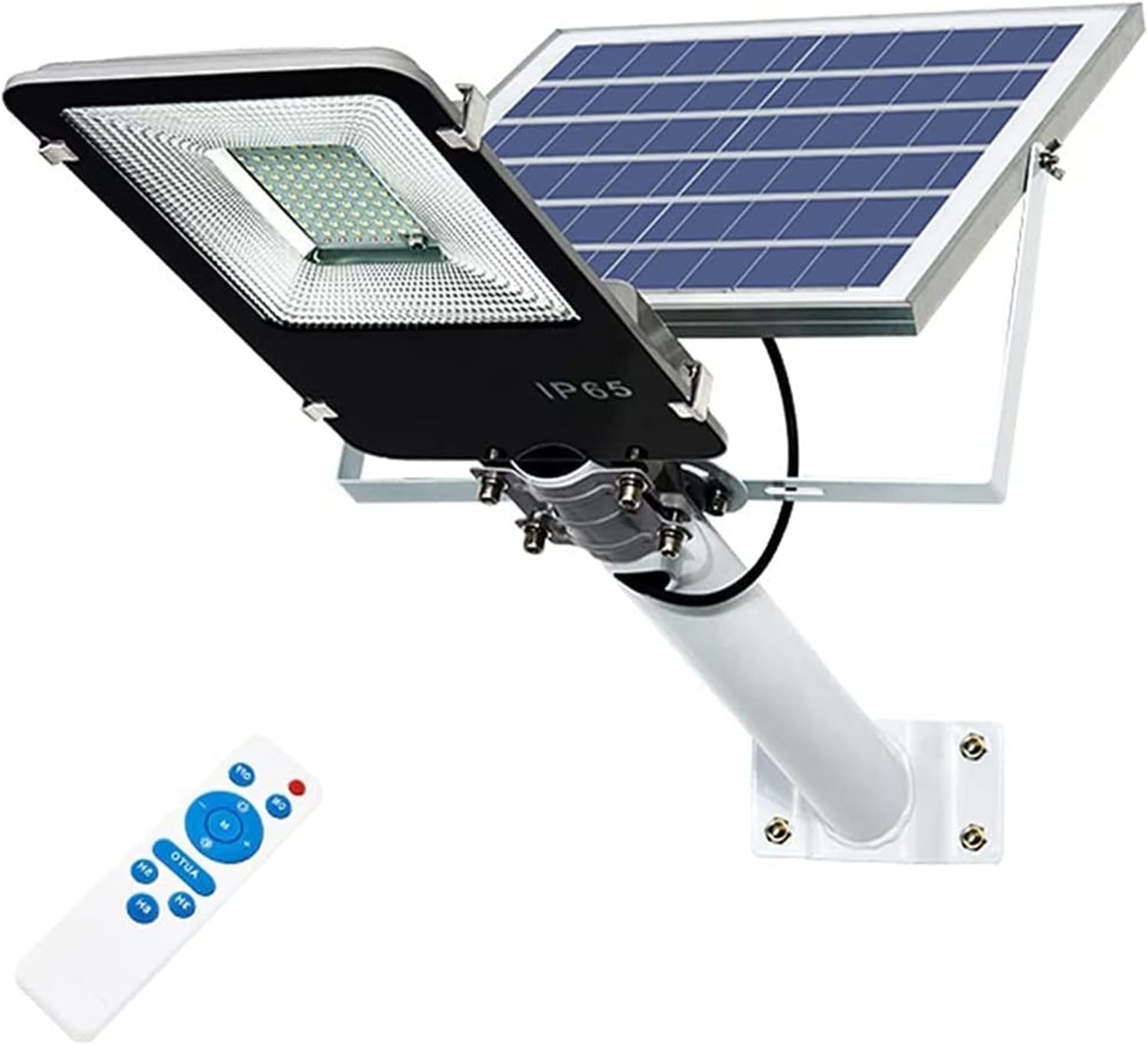 Courtyard Light Solar Lights Outdoor Garden Led Solar Street Flood Lights 60-300 W Outdoor Lamp - Ip65 Waterproof Auto On/Off Dusk to Dawn for Yard, Garden, Pathway,300W,