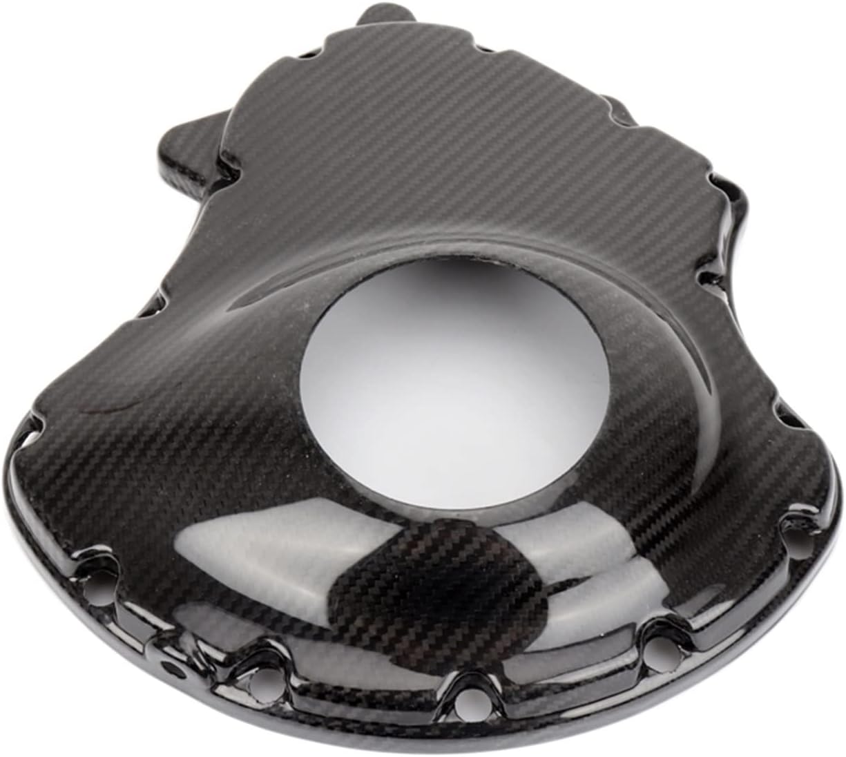 Motorcycle Real Carbon Fiber Generator Cover Compatible with Harley VROD V-Rod VRSC Muscle VRSCF VRSCDX VRSCAW Nightrod1250 2002-2017