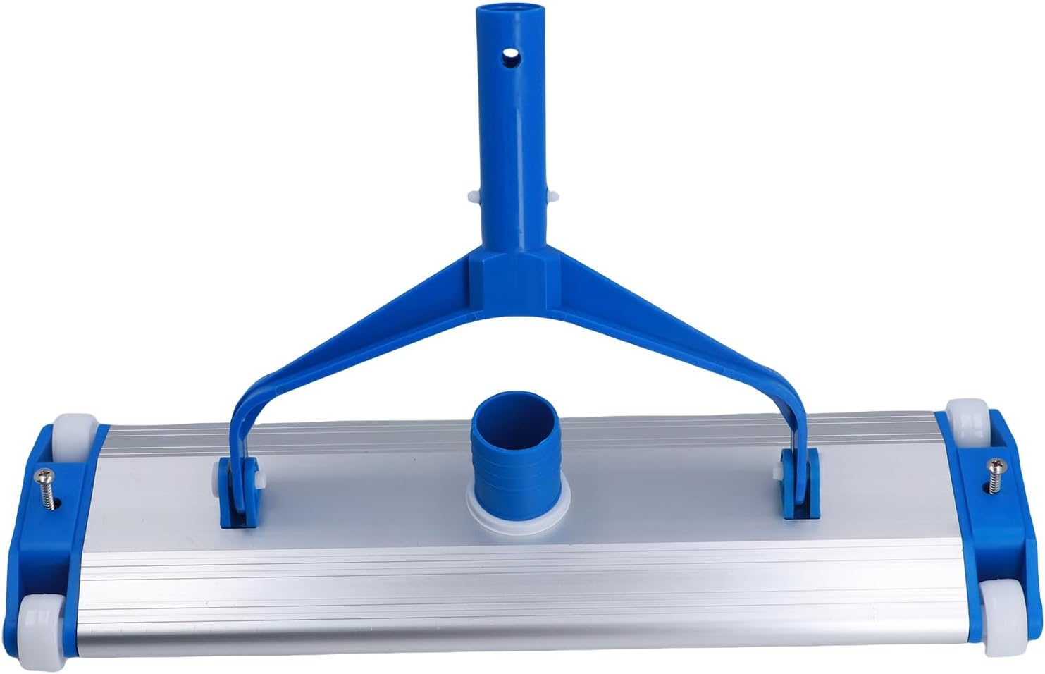 Swimming Pool Vacuum Head, Aluminum Base, 45cm Width - Heavy Duty Design, Integrated Brush, Easy Pool and Pond Cleaning