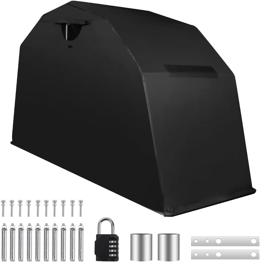 Heavy Duty Motorcycle Shelter Storage Sheds Motorcycle Garage, 136