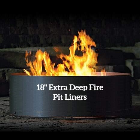 Steel Fire Pit - Campfire Ring -Firepit Liner - 18