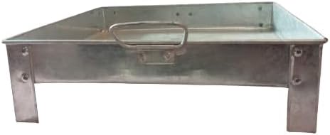 Havan Kund/Yagya Kund/Fire Pit for Wood Fuel Classic Silver Metal