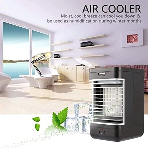 Portable Air Conditioner Fan, Personal Mini Evaporative Air Cooler with 2 Speeds, Quiet Air Cooler Fan, for Home Office