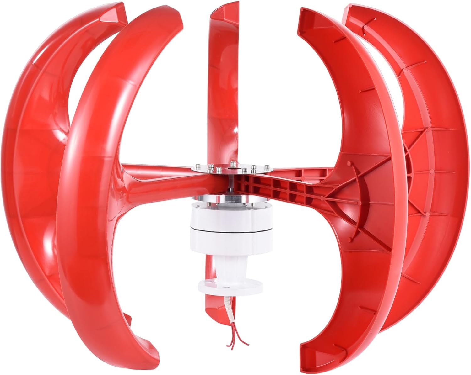 Wind Power Generator Kit | Wind Turbine with Controller, Flange Plate - 12 V/24 V Windmill Generator Kit, 1200W, 5 Leaves for RV, Street Lighting