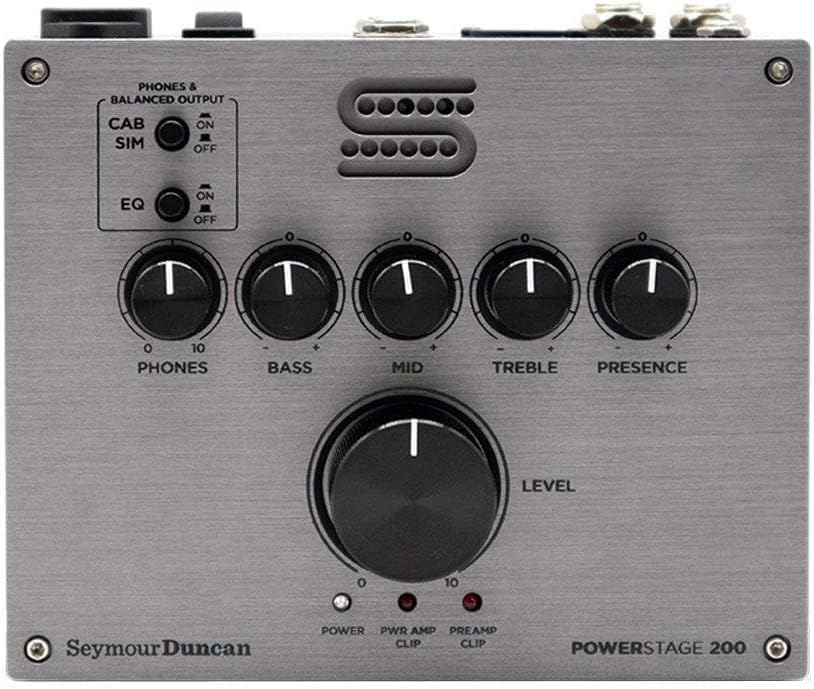 Seymour Duncan PowerStage 200-200-watt Solid State Guitar Amplifier Pedal Bundle w/ 10ft Woven Instrument Cable and Liquid Audio Polishing Cloth