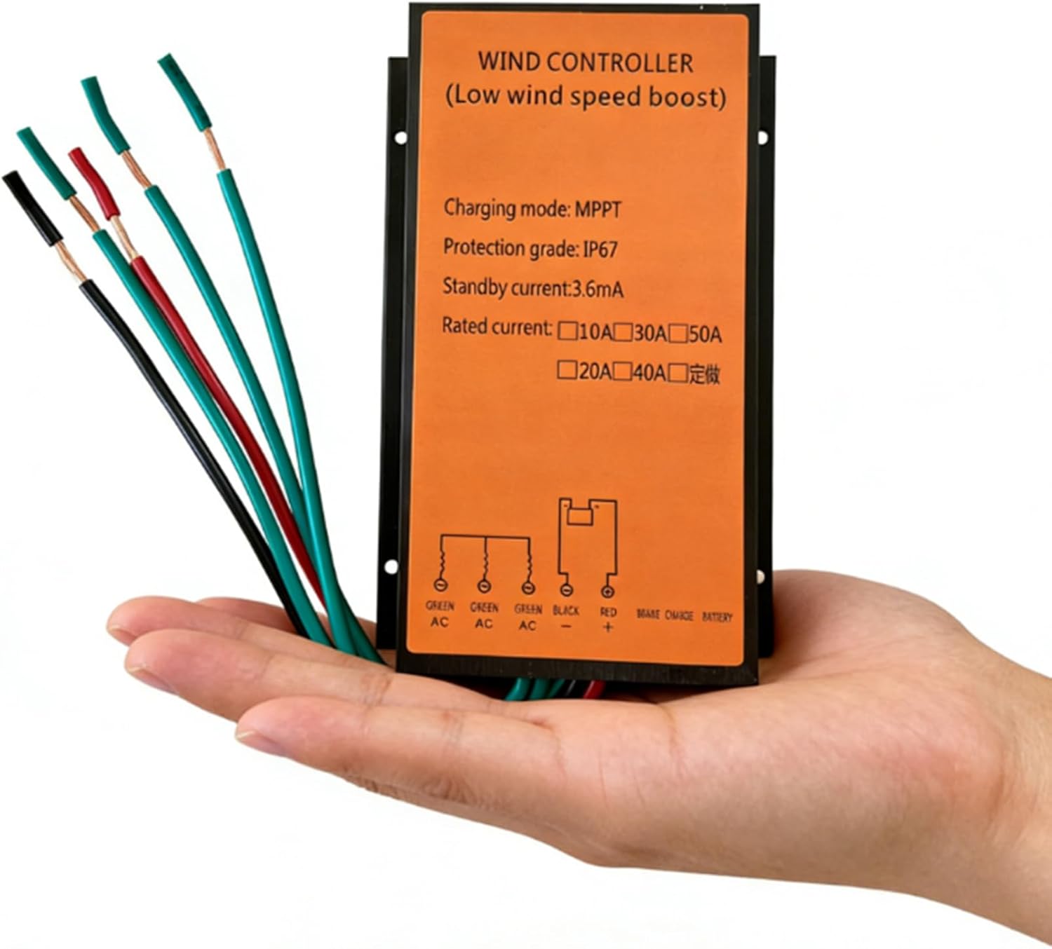 12V 24V AUTO 48V Wind Charge Controller Wind Turbine Generator DC MPPT Charge Controller, for Solar Street Lamp Courtyard Lamp(14000W)