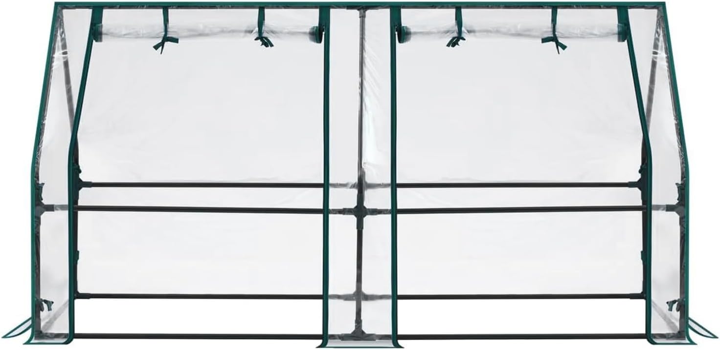 Portable Tunnel Greenhouse - Portable Mini Greenhouse, Greenhousse Outdoor Garden Miniii | Small Tent with Zipper Door | Plant Cover with ROLLUPS Window for Indoor Outdoor Gardens Patio Farm