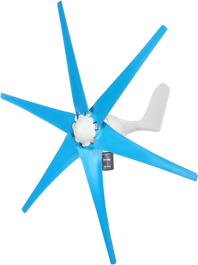 S5 9800W 3/6 Blades 12V Wind Turbine Generator Kit + Charge Controller Hoop Type Wind Turbine Generator Windmill Energy