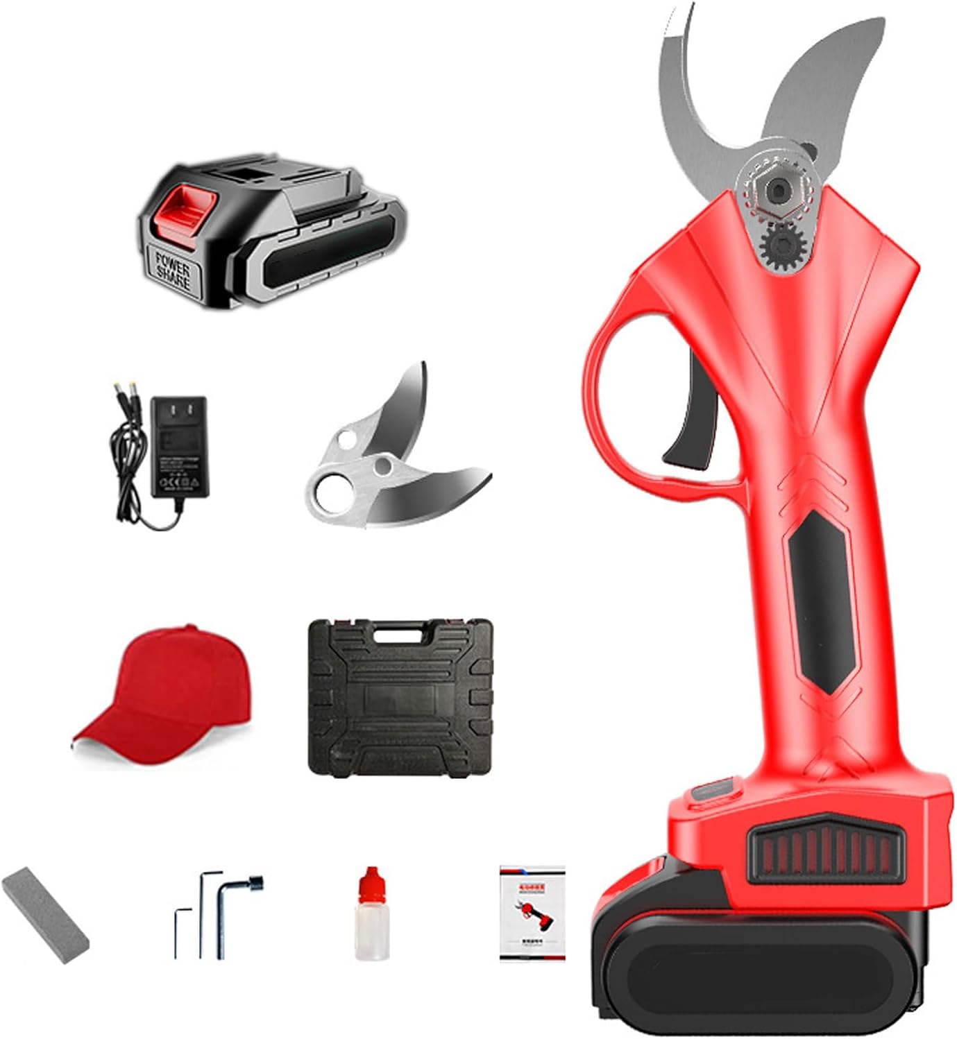 Electric Branch Pruning Machine,Orchard Electric Pruning Shears,Garden Branch Pruning Shears,Branch Shears,Suitable For Farms, Pastures,Orchards(Size:A)