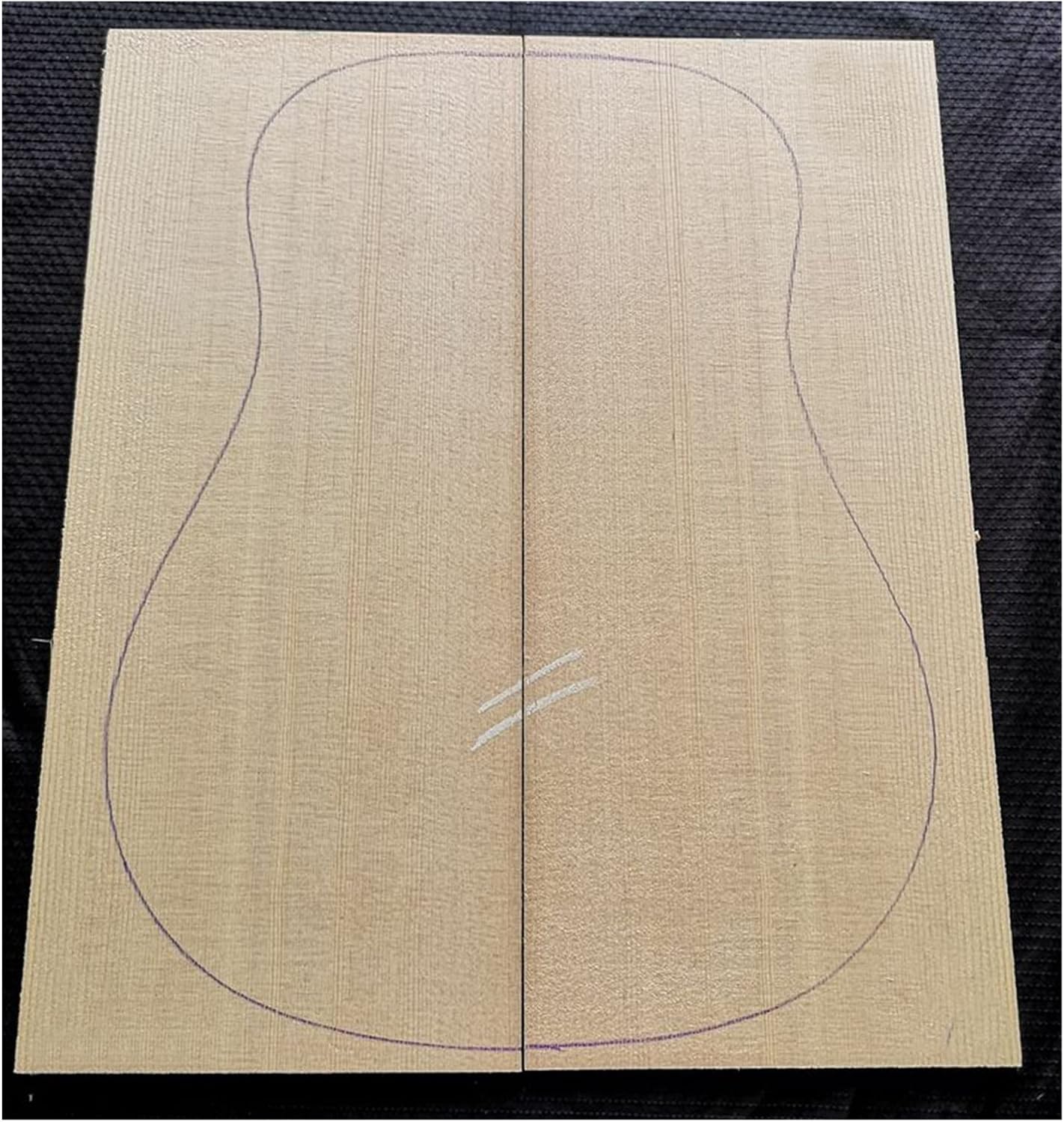 TSTS Spruce Guitar Spruce Veneer Guitar Panel Unfinished Crafted Wood Guitar DIY Accessory (Color : 5)