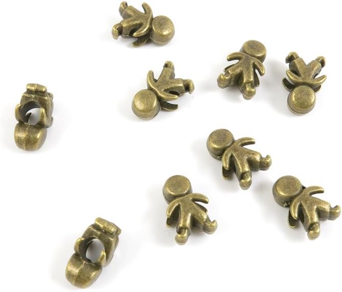 660 Pieces Jewelry Making Charms Findings Antique Bronze Brass Fashion Jewellery Wholesale Supplies Pendant Lots Bulk Supply N4RB8 Boy Loose Beads