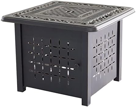 Aluminum Square Firepit Table