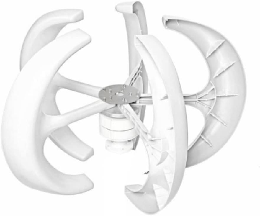 9000W Vertical Axi Wind Turbines Generator Lantern 12V 24V 5 Blades Motor Kit for Home Hybrids Streetlight Electromagnetic