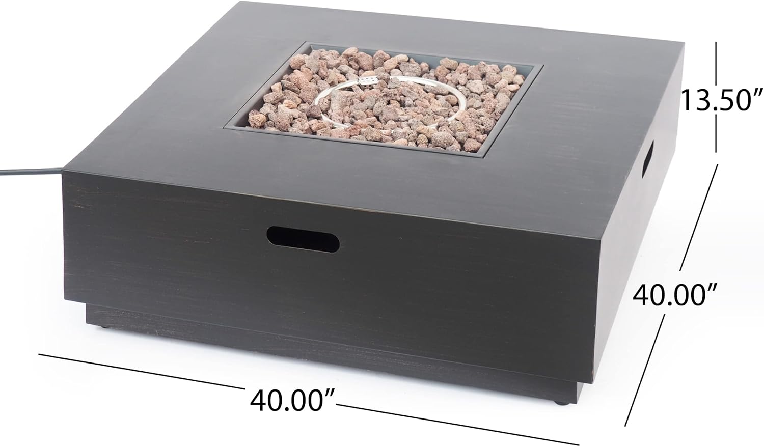 Christopher Knight Home 317512 Wellington Fire Pit, Brushed Brown