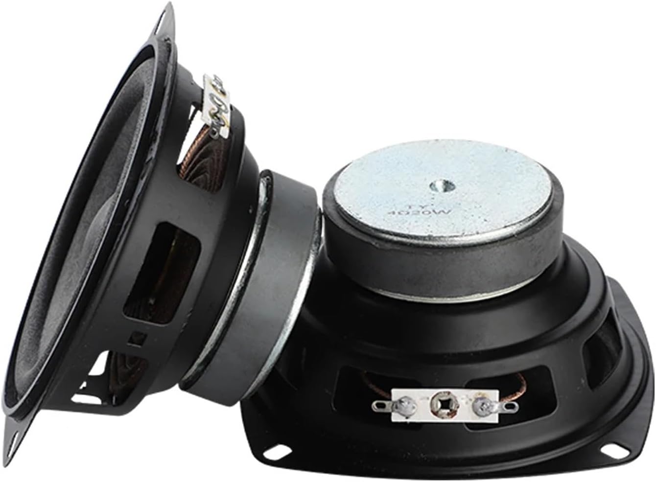 2Pcs 4 Inch 105 MM Speakers 4 Ohm 20W Full Range Loudspeaker DIY Home Theater Tweeter Midrange Woofer Sound Amplifier