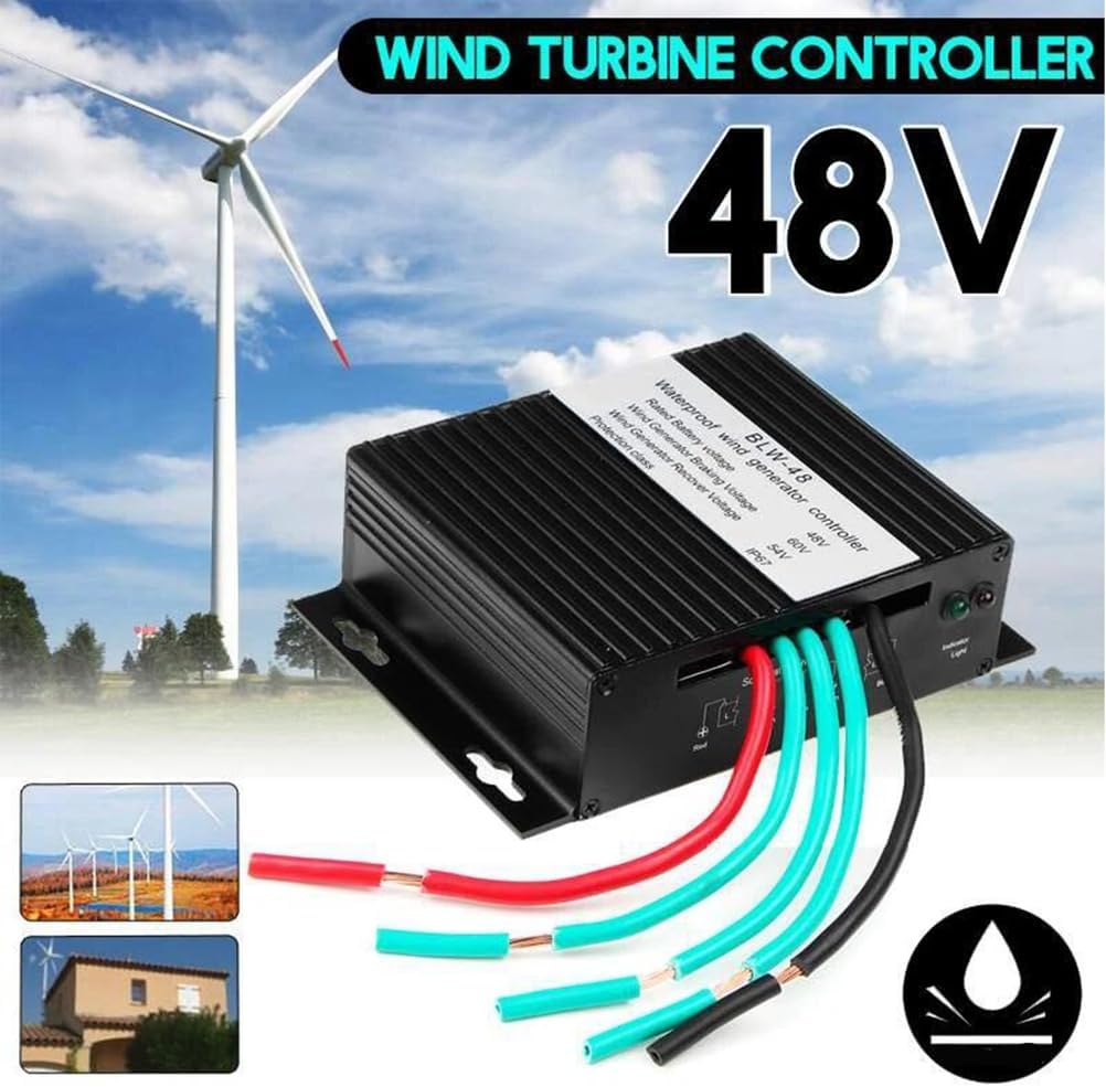 5000W-8000W MPPT Waterproof Wind Turbine Charge Controller for Wind Turbine 12V 24V Auto 48V MPPT Wind Charge Controller for Wind Turbine Generator Water