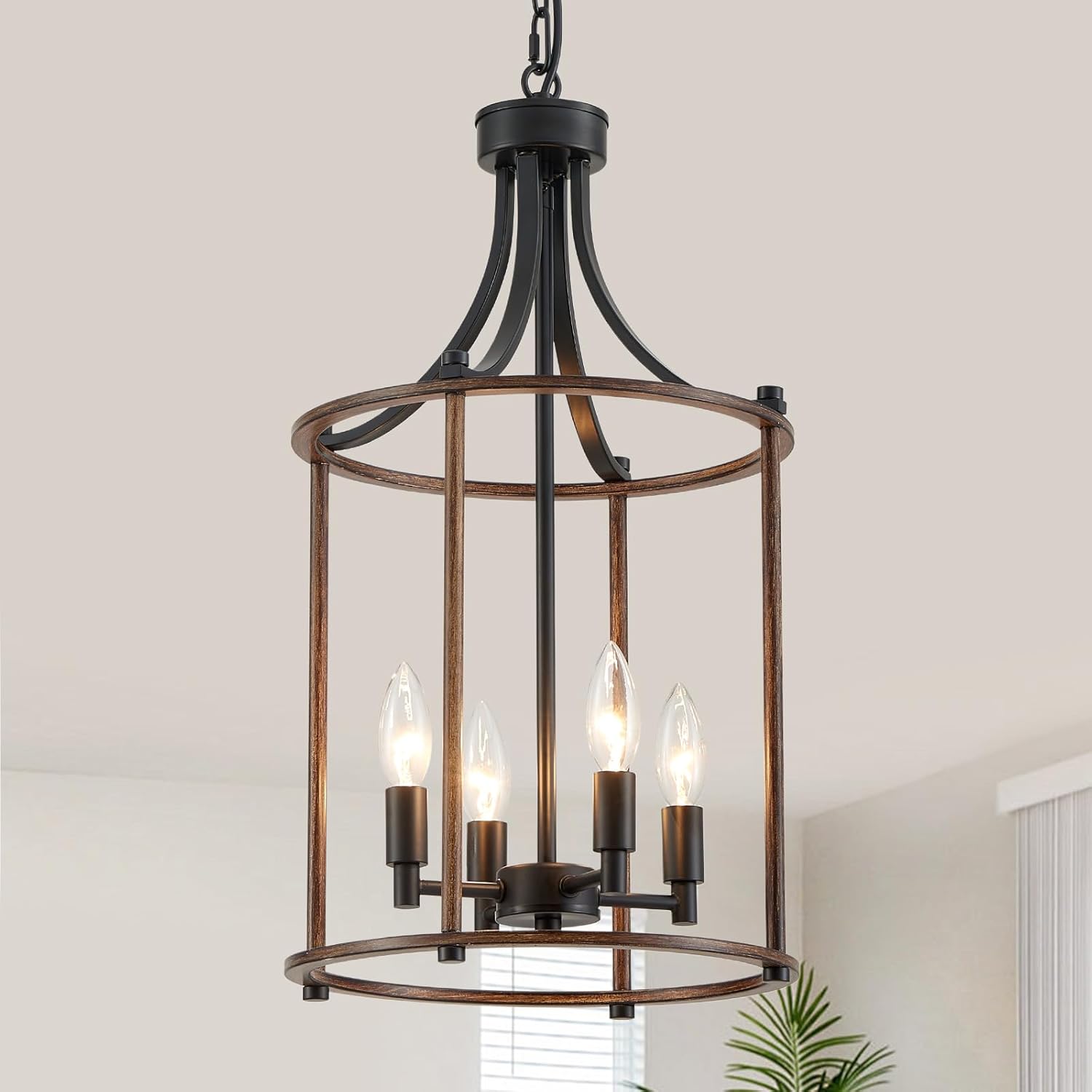 Modern Farmhouse Chandeliers 4 Light 11.8